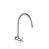 Wall-mounted Brass Kitchen Single handle Faucet